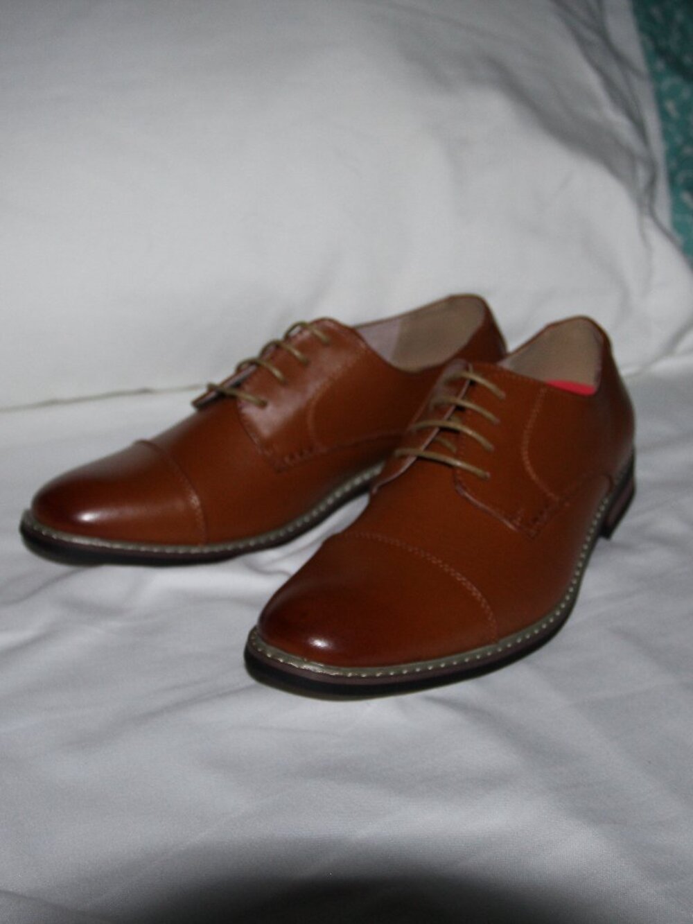 BRUNO MARC brown dress shoes size 8.5 -8 1/2 NEW